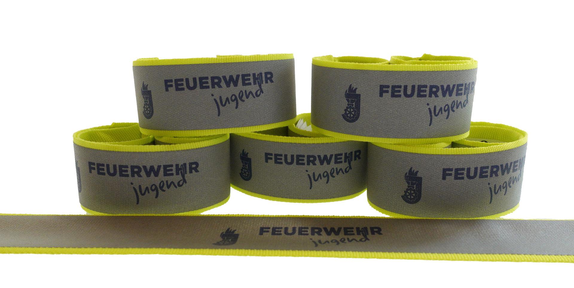 Schnapparmband gerollt